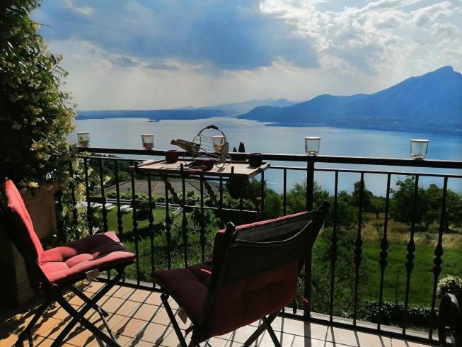 Beb Da Paolo Con Vista Lago San Zeno di Montagna Extérieur photo