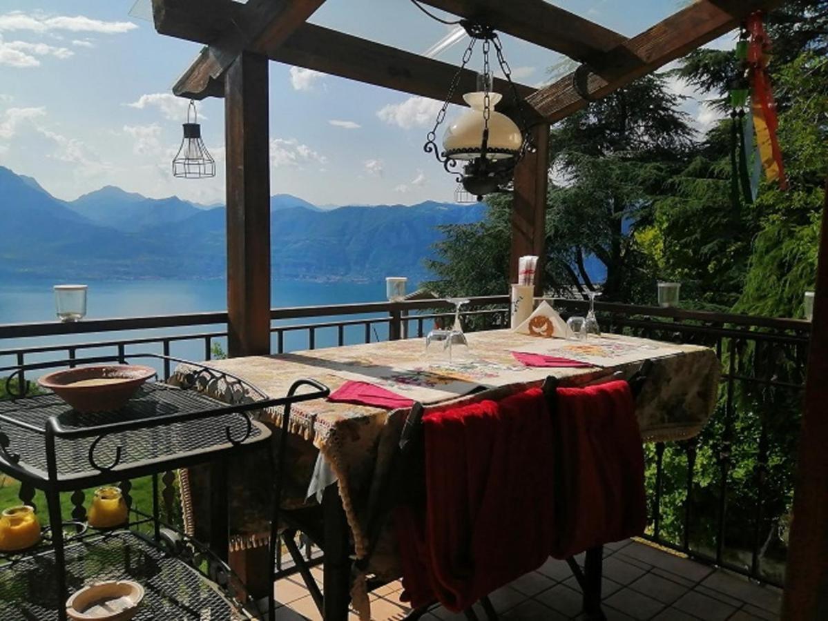 Beb Da Paolo Con Vista Lago San Zeno di Montagna Extérieur photo